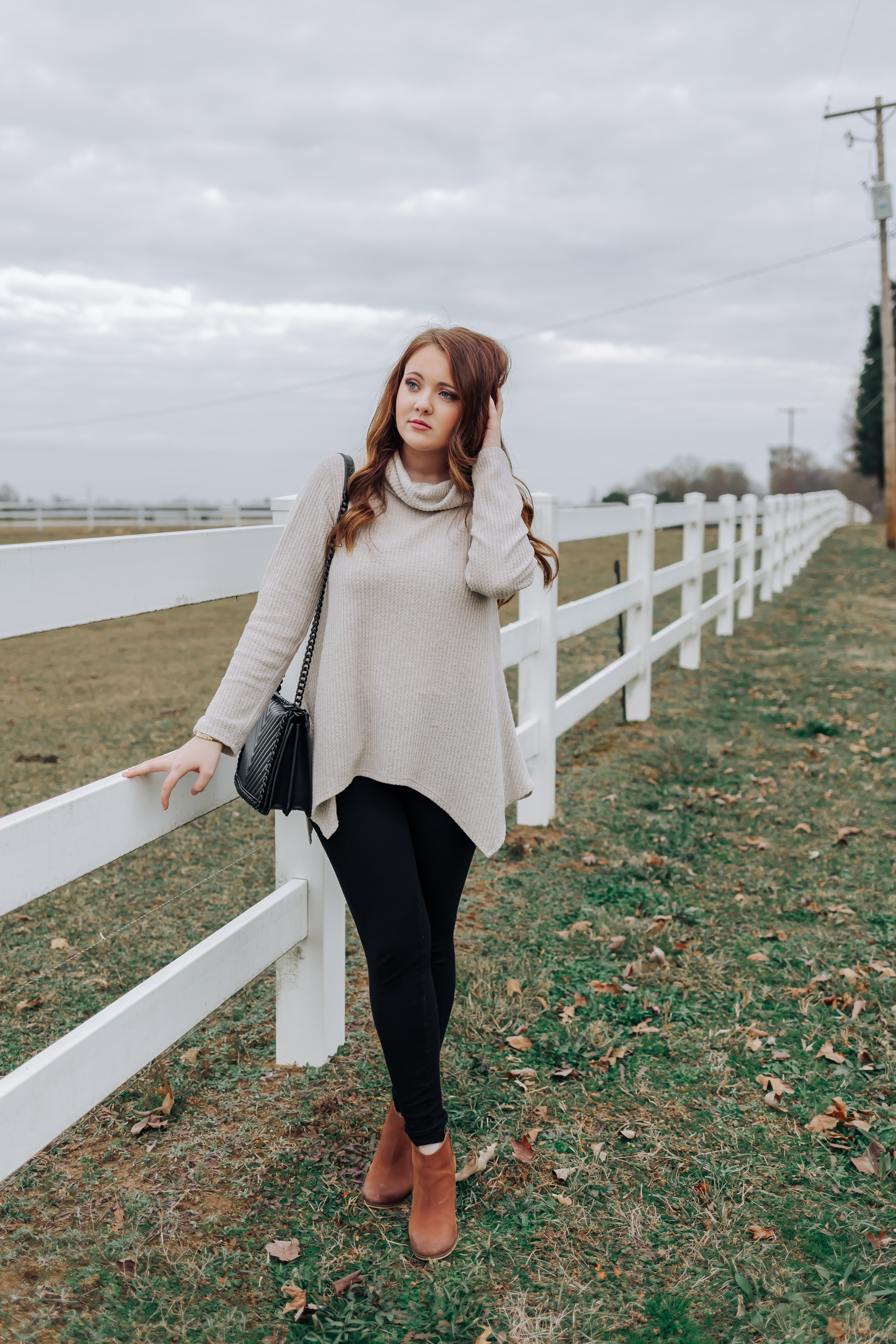 A Cozy Winter Tunic On Christmas Day