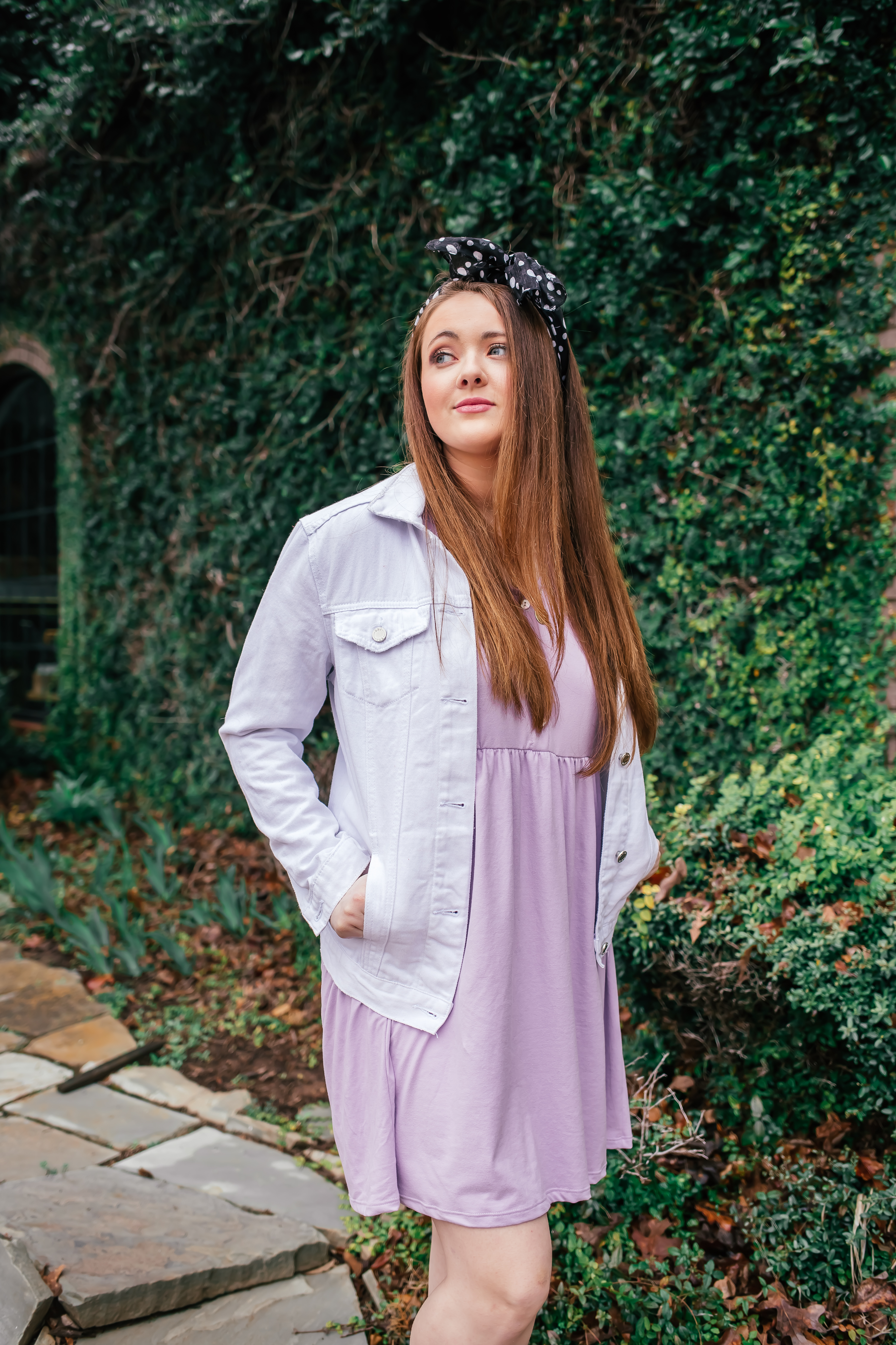 Little Lavender Dress + A Spring/Summer Trend You Need To Try! (Head Scarfs!)