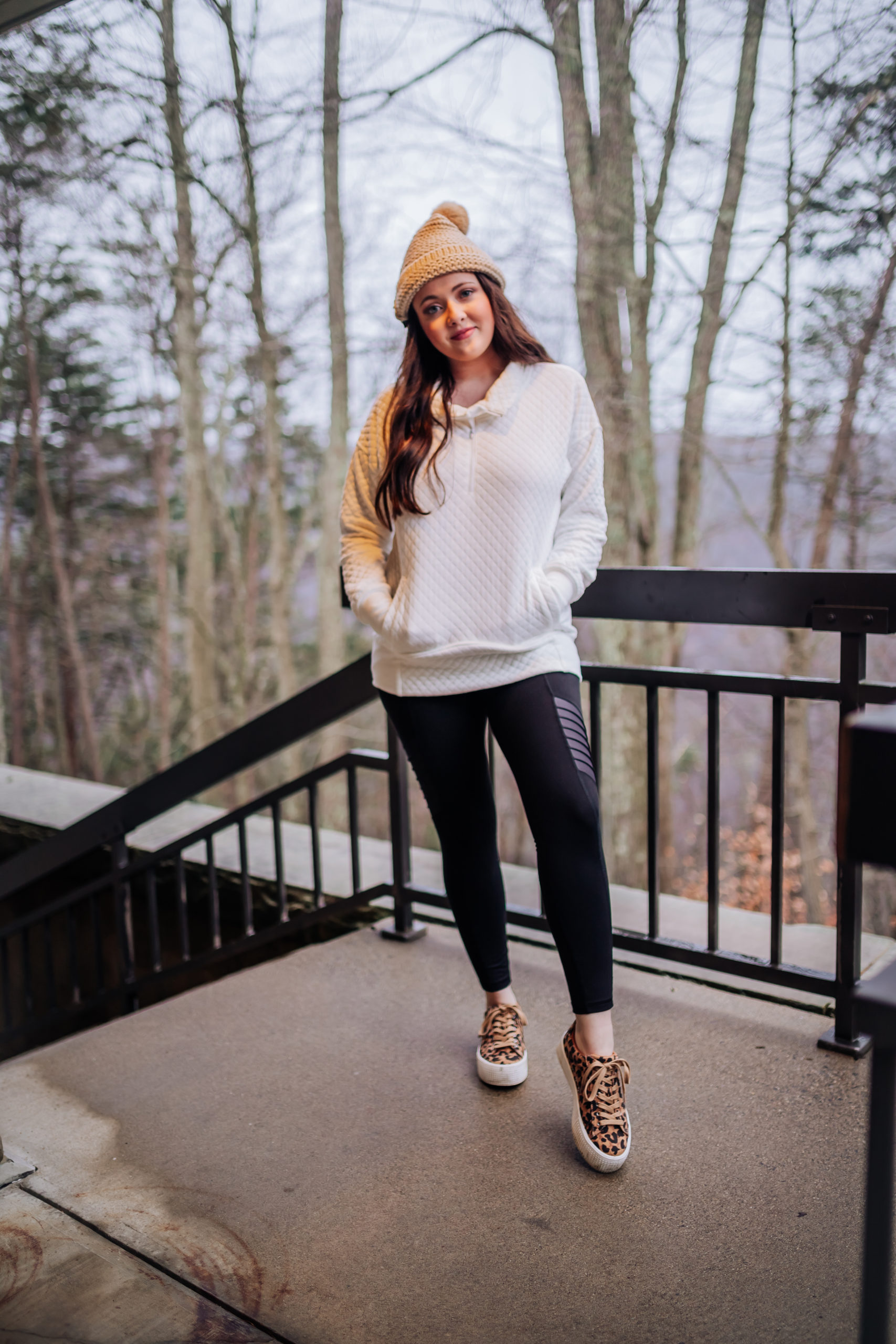 Chic, Sporty Look In The Mountains Of West Virginia