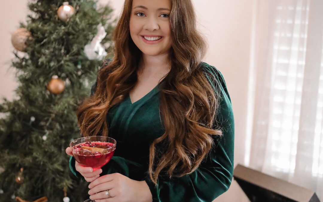 Christmas Day Outfit Idea & A Simple Festive Mocktail Recipe!